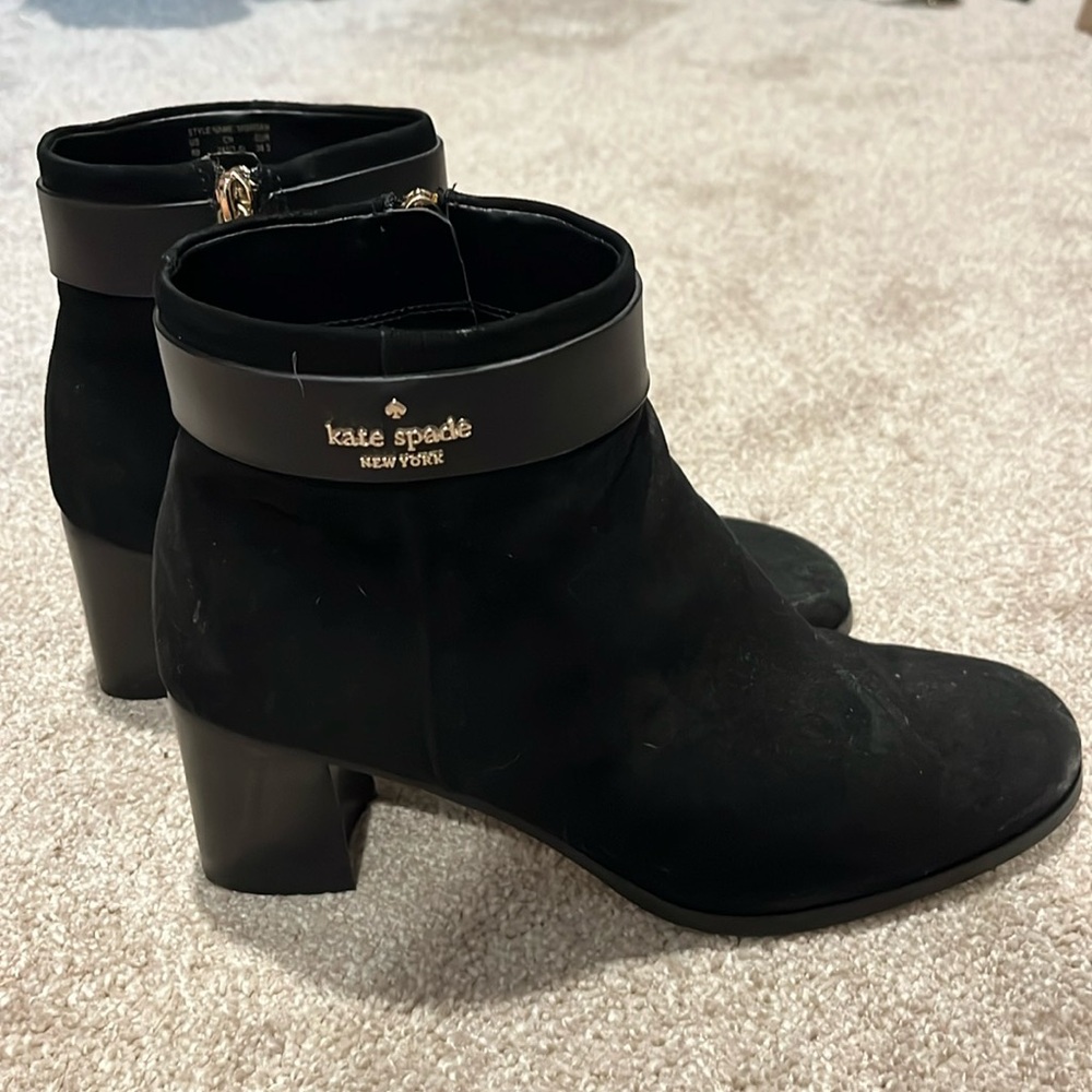 Kate Spade black booties
